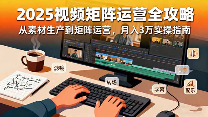 2025短视频矩阵运营全攻略：从素材生产到矩阵运营，实操指南