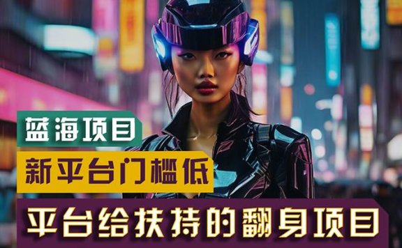 【蓝海项目】新平台无脑搬运，翻身项目 门槛低 小白也能轻松上手 日入500+