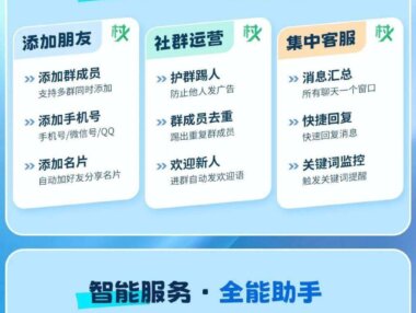 微信社群保护软件，触犯规则自动踢出群，自动欢迎入群