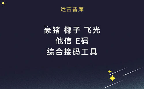 综合接码小工具豪猪、椰子、飞光、他信、抖码