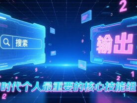 付费文章：AI时代个人最重要的核心技能组合：“输出能力”和“搜索能力”