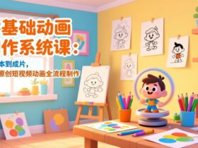 零基础动画创作系统课：从剧本到成片，掌握原创短视频动画全流程制作